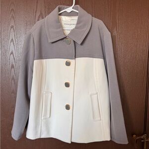 Banana Republic Women's Two-Tone Pea Coat